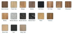 WoonMax Eettafel Mylo Deens Ovaal Lamulux Uitschuifbaar - Diverse kleuren en 5 afmetingen