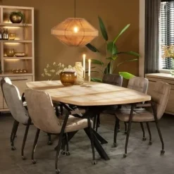 WoonMax Eettafel Mylo Deens Ovaal Lamulux Uitschuifbaar - Diverse kleuren en 5 afmetingen