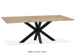 WoonMax Eettafel rechthoekig Novac - 4 afmetingen - Diverse kleuren