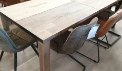 WoonMax Eettafel Sandwich Lamulux - Zelf samen te stellen industrieel design