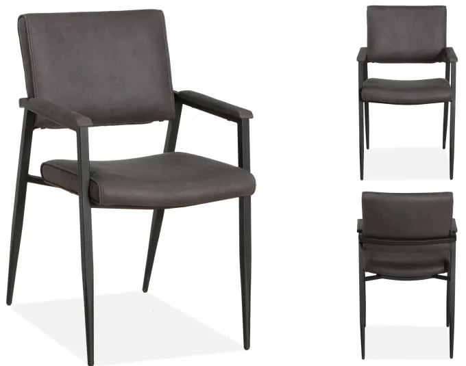 WoonMax Eettafelstoel Bodie Zorro - Cognac, Antraciet, Groen of Taupe