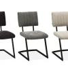 WoonMax Eettafelstoel Mats Miami - Ash, Zwart of Toffee