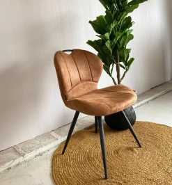 WoonMax Eettafelstoel Miracle - Trendy eetkamerstoel met retro design