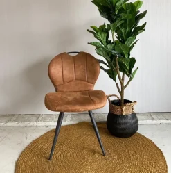 WoonMax Eettafelstoel Miracle - Trendy eetkamerstoel met retro design