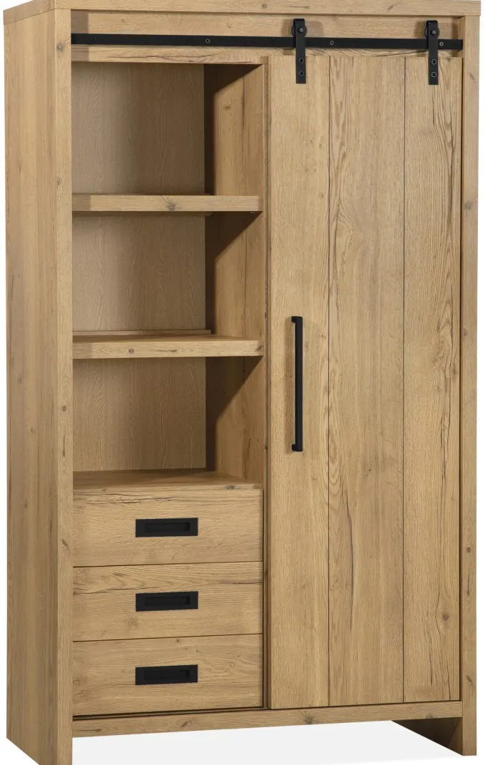WoonMax Opbergkast Cottage Natur 109 cm
