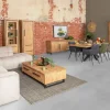 WoonMax Rimini barkast 3 deurs - 2 lades Lamulux mango