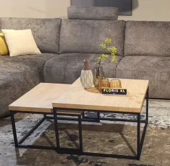 WoonMax Salontafel Floris set van 2 XL - diverse kleuren Lamulux