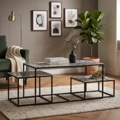 WoonMax Salontafel Mex set van 3 - diverse kleuren Lamulux