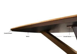WoonMax Salontafel Wellington rechthoek Lamulux - 135 x 67 cm