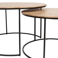 WoonMax Salontafel Windsor set van 2 - mango
