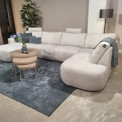 WoonMax Set van 3 salontafels Hugo met stalen onderstel