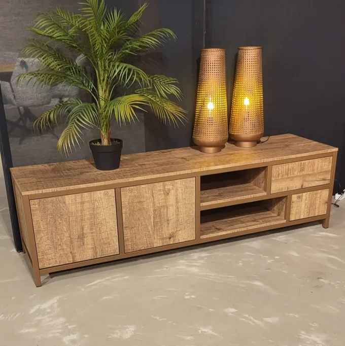 WoonMax Tv kast Punjab groot 180 cm - diverse kleurcombinaties