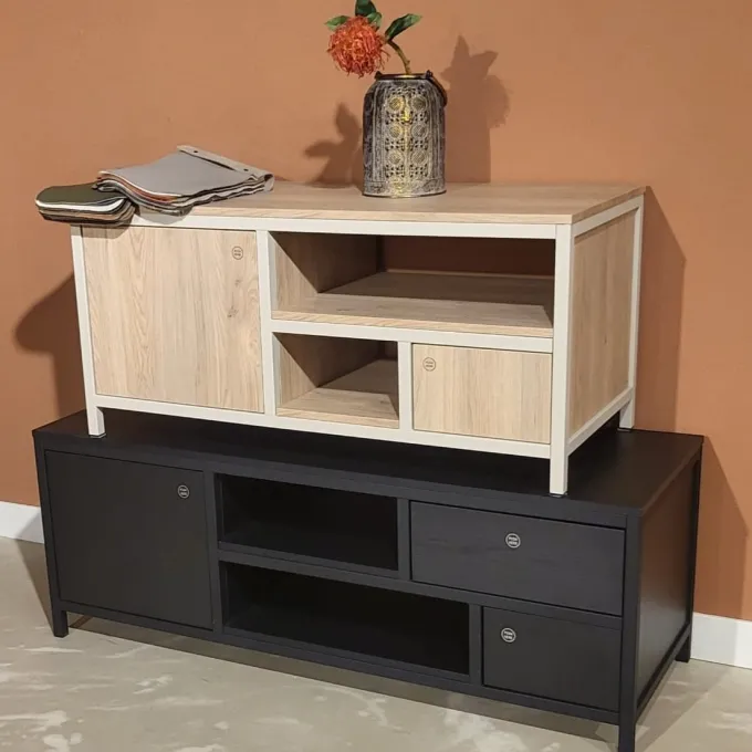 WoonMax Tv kast Punjab medium - diverse kleurcombinaties