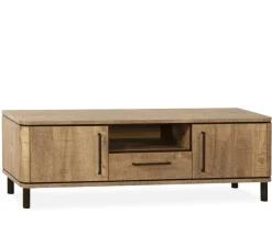 WoonMax TV meubel Chatham Mango 2 deuren, 1 lade en 1 open vak - 160 cm