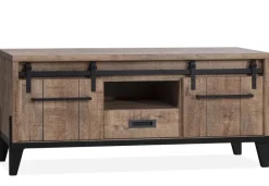 WoonMax TV meubel Dark Mango Vigo groot 2 deuren