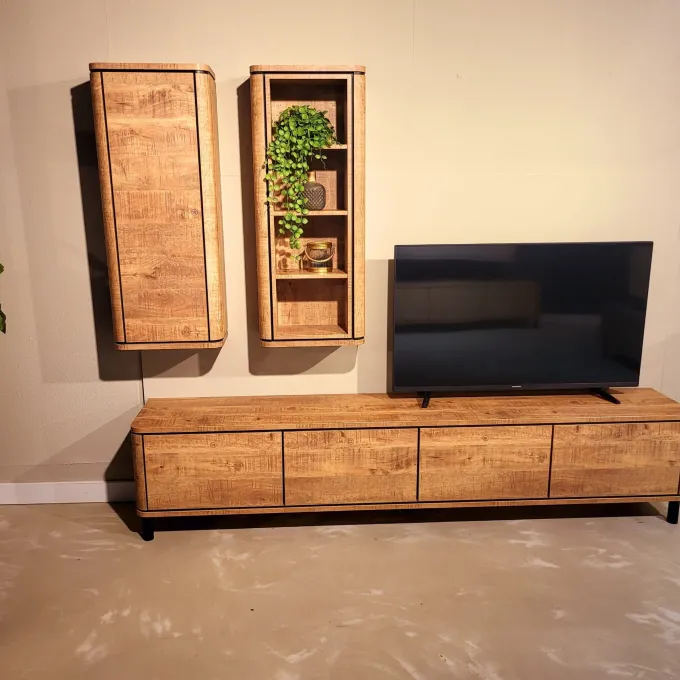 WoonMax TV meubel Lancaster - 124, 180 en 236 cm - hangend of staand