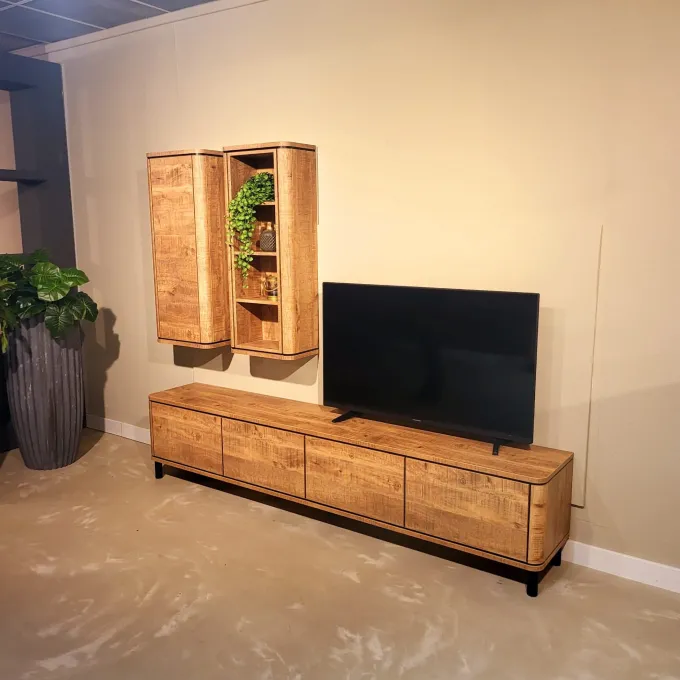 WoonMax TV meubel Lancaster - 124, 180 en 236 cm - hangend of staand