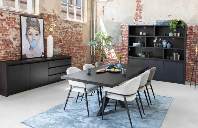 WoonMax TV meubel Milanello 1 deur / 2 laden 111 cm