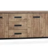 WoonMax Union dressoir 3 deurs/3 laden lamulux mango