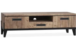 WoonMax Union tv kast groot 2 deurs, 1 lade en 1 open vak - Lamulux Mango