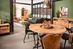 WoonMax Vigo Dark Mango dressoir 2 deurs Lamulux - Robuust & Krasvast