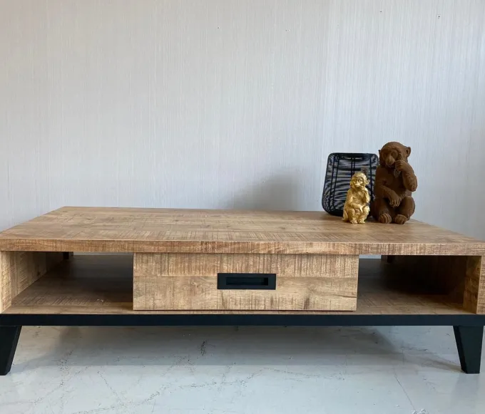 WoonMax Vigo Mango salontafel van Lamulux met 1 lade