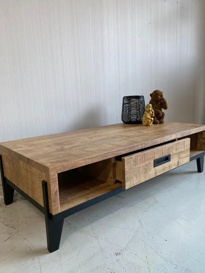 WoonMax Vigo Mango salontafel van Lamulux met 1 lade