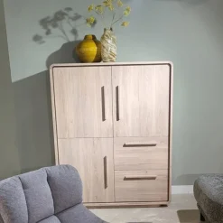 WoonMax Wandkast Pretoro Old Oak 3 deuren, 2 laden