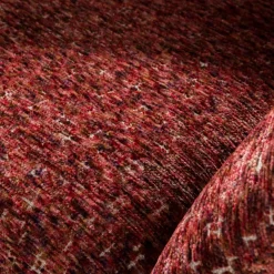 WoonStijl Armstoel Cupa draaibaar Delviro bordeaux rood - frame bruin