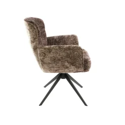 WoonStijl Armstoel Forza draaibaarHoven champagne
