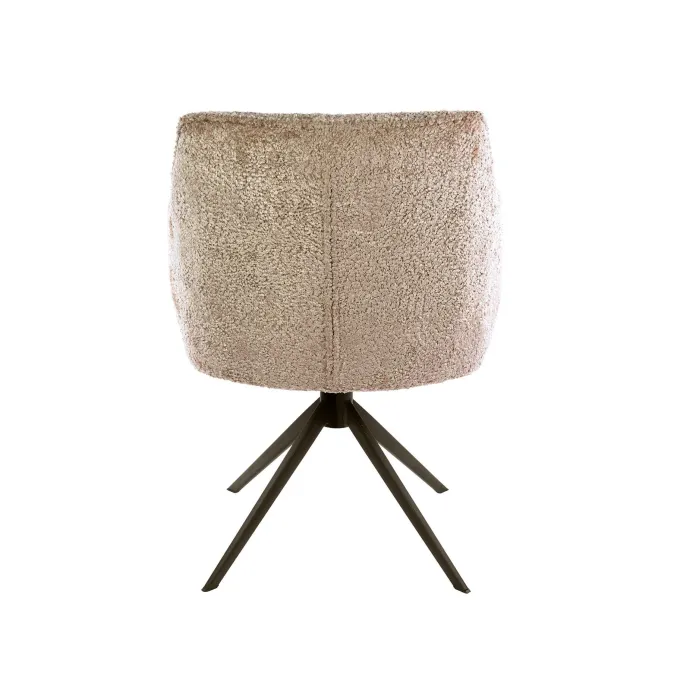 WoonStijl Armstoel Pull draaibaar Alura zand - Bruin frame