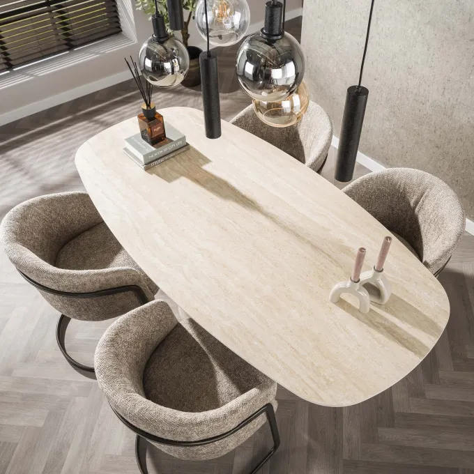 WoonStijl Armstoel Sway Hoven Zand