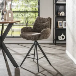 WoonStijl Barstoel lounge Rich taupe