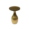 WoonStijl Bijzettafel S druppel Eclipse goud antiek finish