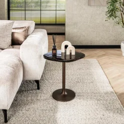 WoonStijl Bijzettafel S Eclipse koper antiek finish
