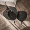 WoonStijl Bijzettafel set van 2 driehoekig ceramic