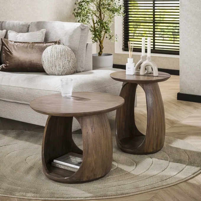 WoonStijl Bijzettafel S Flow Solid