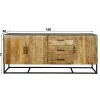 WoonStijl Dressoir Mango Metal Wood