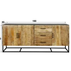 WoonStijl Dressoir Mango Metal Wood