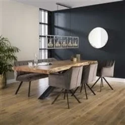 WoonStijl Eetkamerbank Raster 180 Velvet Antraciet - Luxe en Comfort