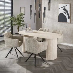 WoonStijl Eetkamertafel 180 arch ceramic