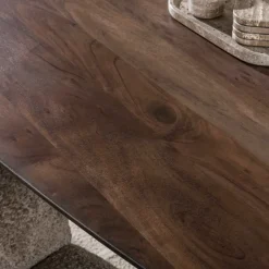 WoonStijl Eetkamertafel 215 Arhus solid bruin
