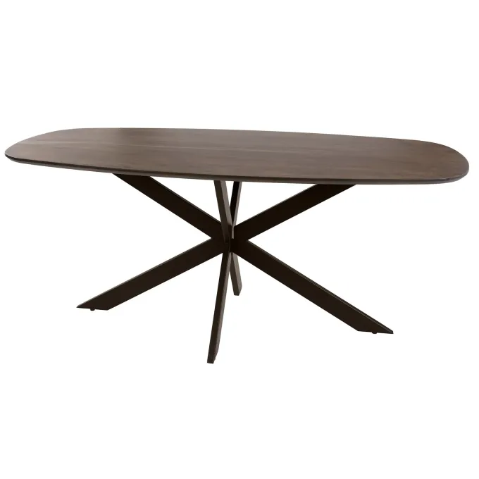 WoonStijl Eetkamertafel 215 Arhus solid bruin