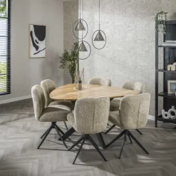 WoonStijl Eetkamertafel driehoek acacia