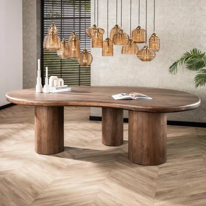 WoonStijl Eetkamertafel sculpture acacia 240 cm