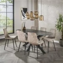 WoonStijl Eetkamertafel spider deens ovaal 180