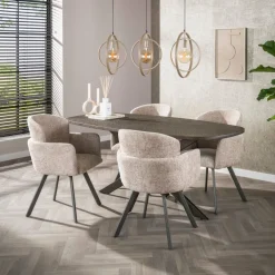 WoonStijl Eettafel Bronvik deens ovaal 180 cm