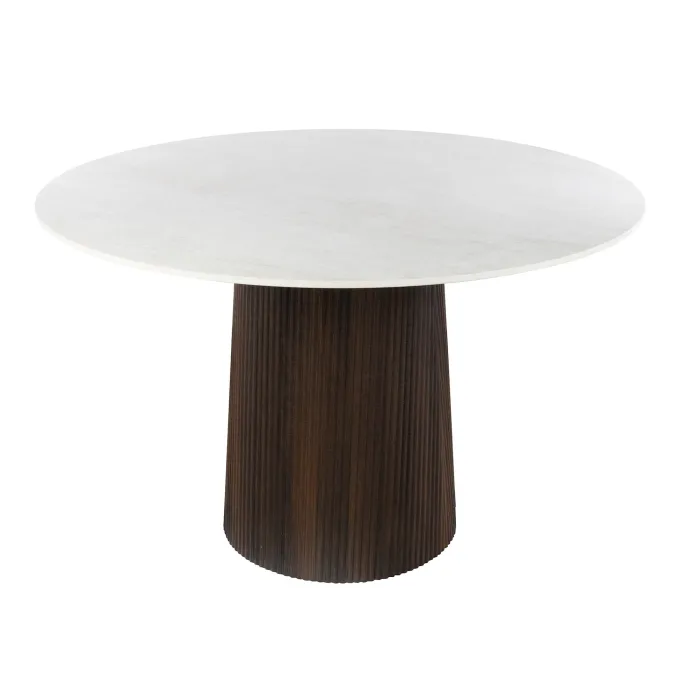 WoonStijl Eettafel Ceramo Centro rond Ø120cm Taj Mahal