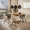 WoonStijl Eettafel Wave Centro Deens ovaal 180cm Massief mango zand