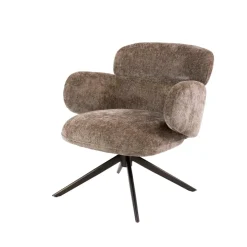 WoonStijl Fauteuil Flex draaibaar Hoven champagne bruin